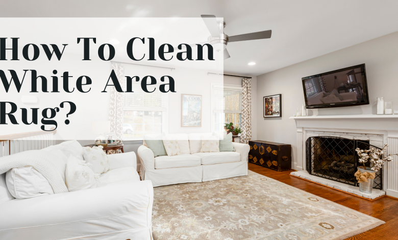 How To Clean White Area Rug