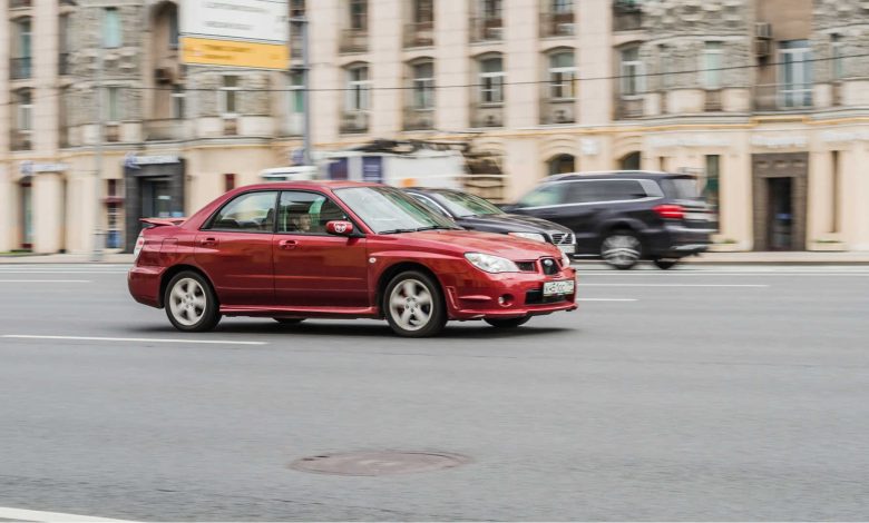 A Subaru Impreza test drive car that clients can use to check out their potential new vehicle purchase.