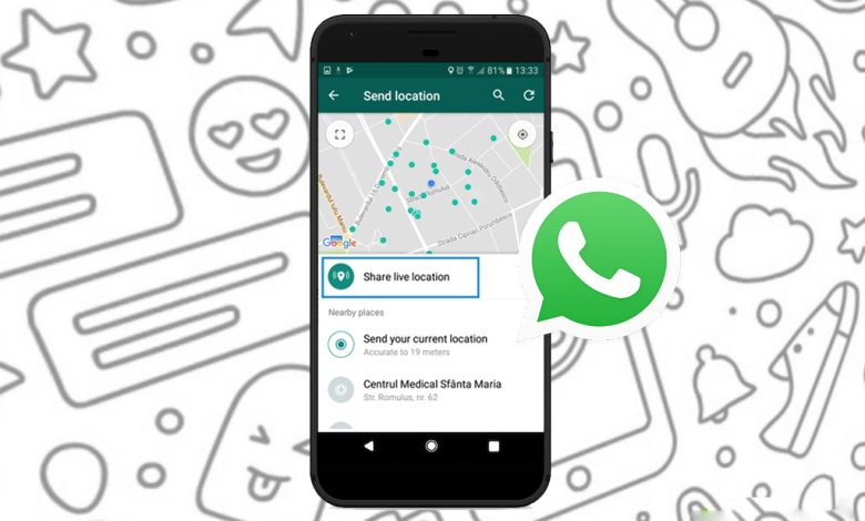 Share Your Location From Whatsapp